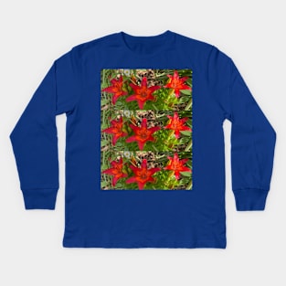 Bold Lillies Kids Long Sleeve T-Shirt